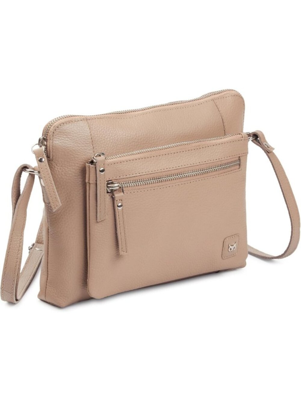 Soft Genuine Leather Crossbody Bag for Women - Small Sling Shoulder Purse